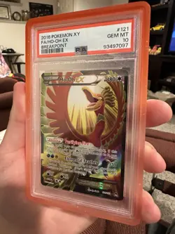 Pokemon Ho-Oh PSA 10 Breakpoint XY 2016 Gem Mint #121 121/122 - Image 3