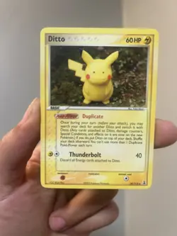 2005 Pokemon - Ditto [Pikachu] - 39/113 - EX Delta Species - Uncommon - VLP/NM - Image 1
