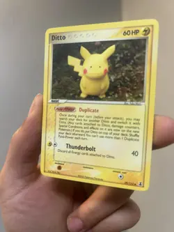 2005 Pokemon - Ditto [Pikachu] - 39/113 - EX Delta Species - Uncommon - VLP/NM - Image 2