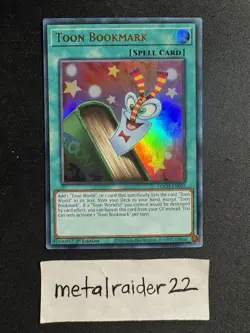 Yugioh Toon Bookmark TOCH-EN003 Toon Chaos Ultra Rare 1st Edition Near Mint - Image 1