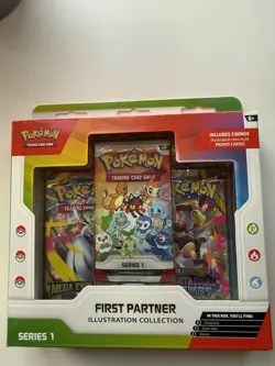 Pokemon First Partner Illustration Collection Series 1 Box - New Sealed - Image 1