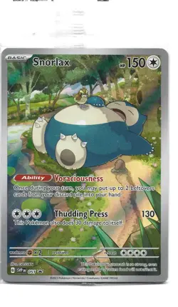 Snorlax Black Star 051 Sv: Scarlet & Violet 151 Promo Cards Holo Sealed - Image 1