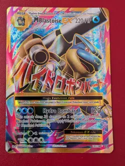 M Blastoise EX 102/108 Evolutions Full Art Pokemon Card Near Mint Condition - Image 1