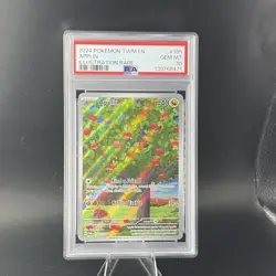 PSA 10 GEM MINT Applin 185/167 ILLUSTRATION RARE HOLO Pokemon Card 534 - Image 1