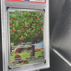 PSA 10 GEM MINT Applin 185/167 ILLUSTRATION RARE HOLO Pokemon Card 534 - Image 3