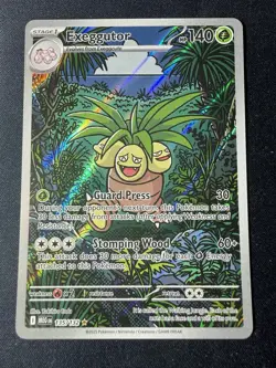 Pokemon TCG Exeggutor Me01: Mega Evolution Illustration Rare Holo 135/132 HP140 - Image 1