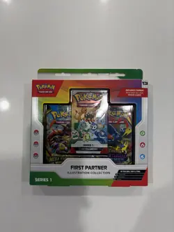 Pokemon First Partner Illustration Collection Series 1 Promo Factory Sealed Box - Image 1