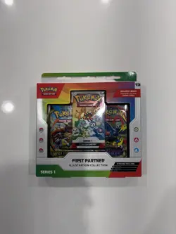 Pokemon First Partner Illustration Collection Series 1 Promo Factory Sealed Box - Image 2