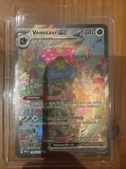 Pokemon TCG Venusaur ex Scarlet & Violet 151 198/165 Holo Illustration Rare - Image 1