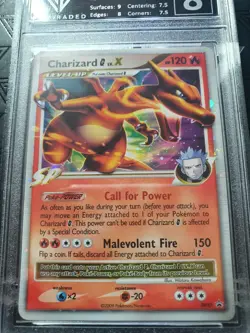 Dp45 Promo Charizard G Lv.x Holo Get Graded 8 Nm Original Pokemon Card Wotc - Image 2