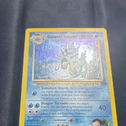 POKEMON GIOVANNI'S GYARADOS HOLO RARE 5/132 GYM CHALLENGE WOTC unlimited MP - Image 2