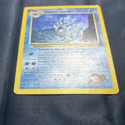 POKEMON GIOVANNI'S GYARADOS HOLO RARE 5/132 GYM CHALLENGE WOTC unlimited MP - Image 3