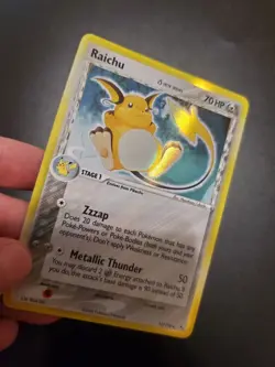 Pokemon TCG Raichu Delta Species 15/110 Holon Phantoms Holo 2006 - Image 2