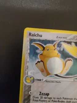 Pokemon TCG Raichu Delta Species 15/110 Holon Phantoms Holo 2006 - Image 3