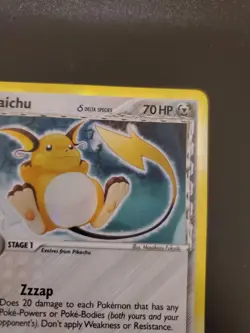 Pokemon TCG Raichu Delta Species 15/110 Holon Phantoms Holo 2006 - Image 4