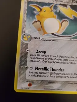 Pokemon TCG Raichu Delta Species 15/110 Holon Phantoms Holo 2006 - Image 5