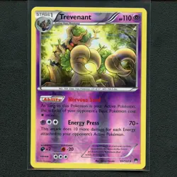 Pokemon TCG Trevenant 65/122 XY BREAKpoint Reverse Holo Rare Card EN-LP 2016 - Image 1
