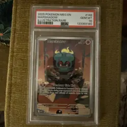 MARSHADOW PSA 10 146 2025 POKEMON MEG EN-MEGA EVOLUTION ILLUSTRATION RARE - Image 1