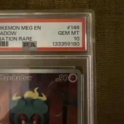 MARSHADOW PSA 10 146 2025 POKEMON MEG EN-MEGA EVOLUTION ILLUSTRATION RARE - Image 2