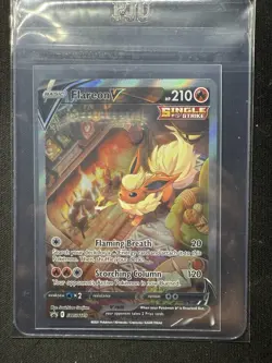 Flareon V SWSH179 Black Star Promo Pokemon Card Holo Foil NM/M!!! - Image 1