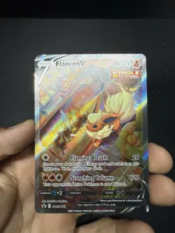 Flareon V SWSH179 Black Star Promo Pokemon Card Holo Foil NM/M!!! - Image 2