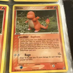 Pokemon Ditto (Charmander) Delta Species 37/113 Yuka Morii Art - Image 1