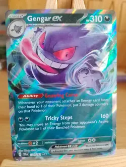 Pokemon TCG Gengar ex 104/1622 Scarlet & Violet Temporal Forces - Image 1