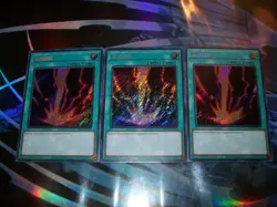 3x Raigeki 1st Edition Secret Rare RA05-EN110 Yu-Gi-Oh! - Image 1