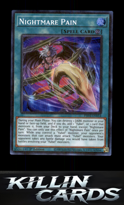 1st Edition Nightmare Pain PHNI-EN054 Super Rare Phantom Nightmare YuGiOh Card N - Image 1