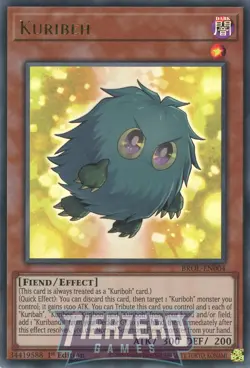 Yugioh Kuribeh BROL-EN004 Ultra Rare 1st Edition NM/LP - Image 1