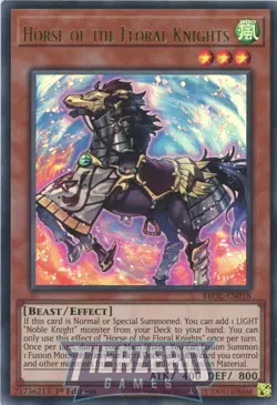 Yugioh Horse of the Floral Knights BROL-EN018 Ultra Rare 1st Edition NM/LP - Image 1