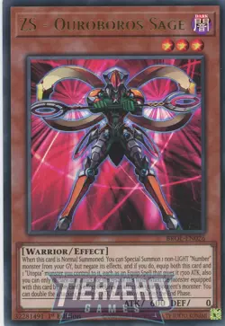 Yugioh ZS - Ouroboros Sage BROL-EN026 Ultra Rare 1st Edition NM/LP - Image 1