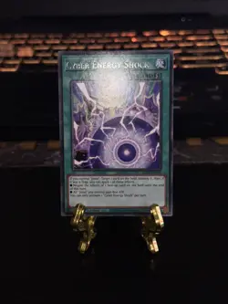 LED7-EN034 CYBER ENERGY SHOCK RARE 1ST EDITION YuGiOh CARD - Image 2