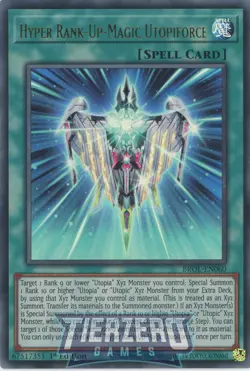 Yugioh Hyper Rank-Up-Magic Utopiforce BROL-EN060 Ultra Rare 1st Edition NM/LP - Image 1