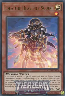 Yugioh Edea the Heavenly Squire BROL-EN078 Ultra Rare 1st Edition NM/LP - Image 1