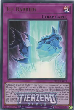 Yugioh Ice Barrier BROL-EN013 Ultra Rare 1st Edition NM/LP - Image 1