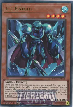 Yugioh Ice Knight BROL-EN014 Ultra Rare 1st Edition NM/LP - Image 1