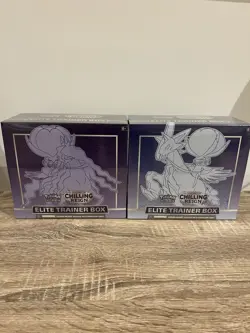2x Pokemon TCG Chilling Reign Elite Trainer Box ETB New Sealed Pair Both artwork - Image 1