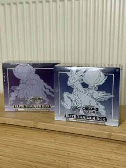 Pokemon TCG Chilling Reign Elite Trainer Box X2 Sealed Pair ETB New Sealed - Image 1