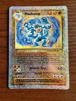 2002 Pokemon WoTC Machamp Legendary Collection Reverse Holo 15/110 - Image 1