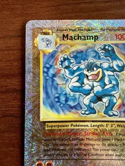 2002 Pokemon WoTC Machamp Legendary Collection Reverse Holo 15/110 - Image 2