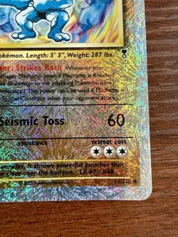 2002 Pokemon WoTC Machamp Legendary Collection Reverse Holo 15/110 - Image 4