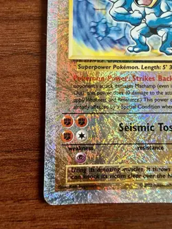 2002 Pokemon WoTC Machamp Legendary Collection Reverse Holo 15/110 - Image 5