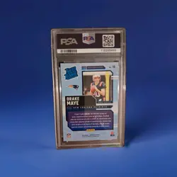 2024 Panini Donruss - Rated Rookie Retro Drake Maye #16 (RC) PSA 10 - Image 2