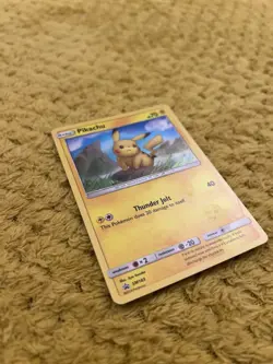 Pokemon Sun & Moon Black Star Promo Card Pikachu SM183 Holo Foil TCG - Image 2
