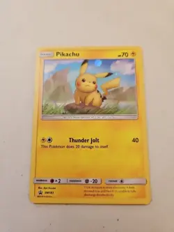 Pikachu SM183 Sun & Moon Black Star Promo Holo Pokemon TCG Card - Image 1