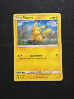Pikachu SM183 Sun & Moon Black Star Promo Holo Pokemon TCG Card - Image 1