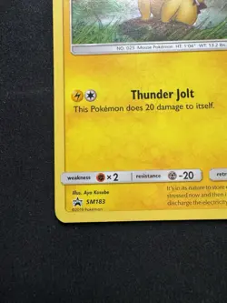 Pikachu SM183 Sun & Moon Black Star Promo Holo Pokemon TCG Card - Image 4