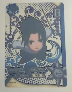 SASUKE UCHIHA - NR-TR-046 - Naruto Kayou Trading Card TCG Clear Transparent - Image 2