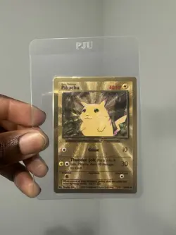 Pokemon Pikachu Promo Foil Metal Card - Image 1